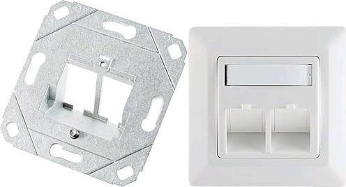 Actual product image EGB Junction box for Keystone with cover white