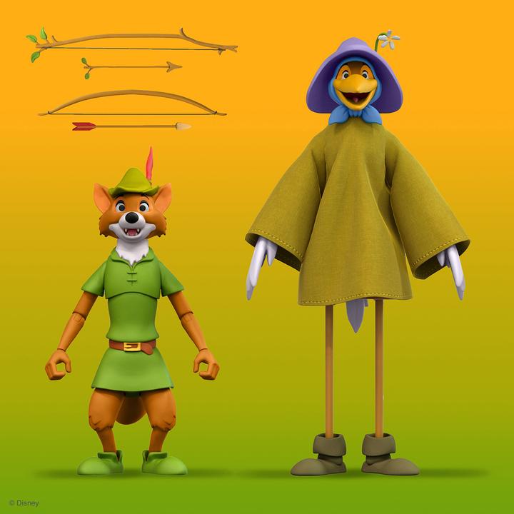 Immagine prodotto Super7 Figura d'azione di Robin Hood della Disney Ultimates Wave 2