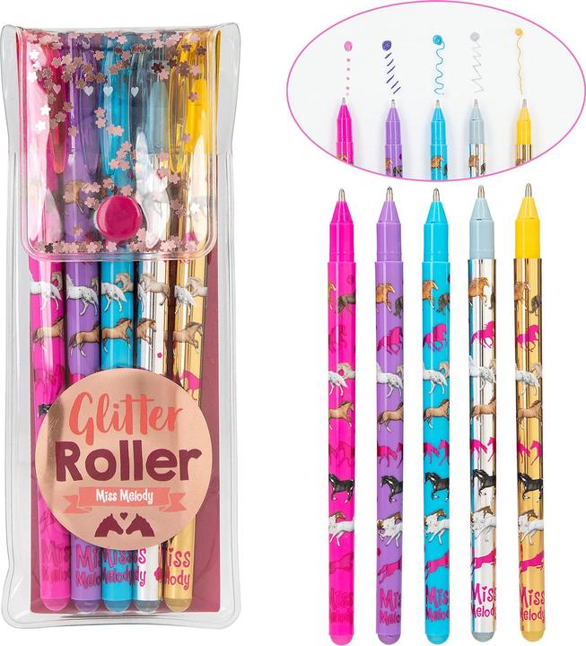 Actual product image Depesche Gel Pen Set Glitter Miss Melody 5pcs (5 x)