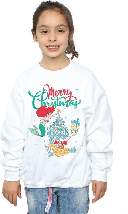 Immagine prodotto Disney Princess Ariel Merry Christmas Felpa Ragazze (116)