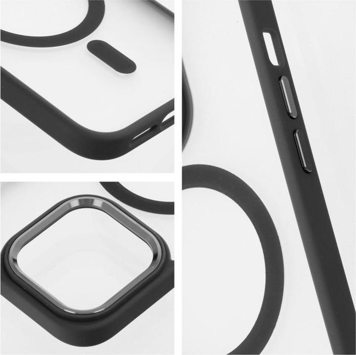 Image du produit OEM Back panel cover MATTE MAG COVER case compatible with MagSafe for IPHONE 11 Pro black (Apple iPhone 11 Pro)