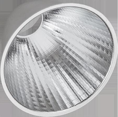 Sg Riflettore si TUBE sym direct glz alluminio 300470 (Specchio, 7.50 cm)