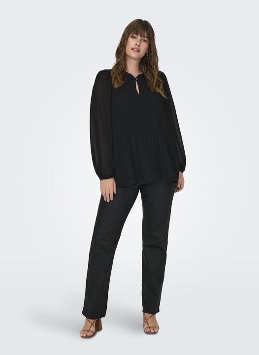 Actual product image Only Regular fit Round neck Elasticated cuffs Balloon sleeves Top Top (46)