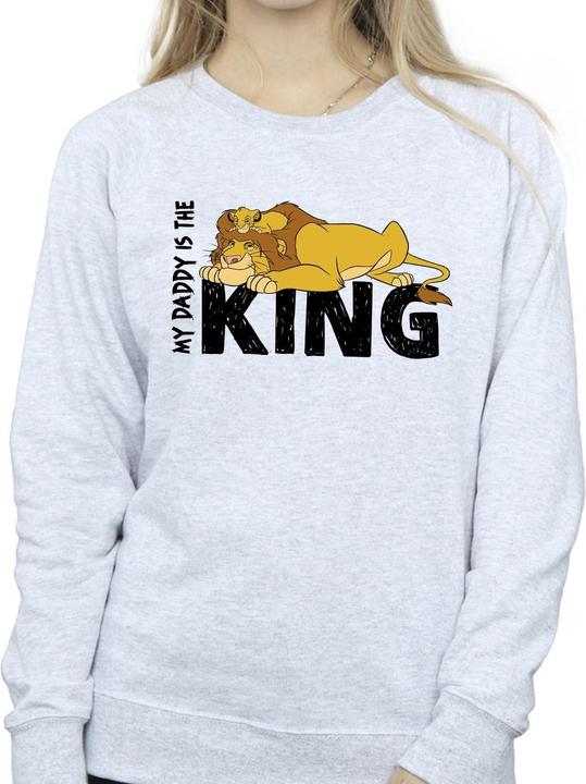 Actual product image Disney Womens/Ladies The Lion King Daddy Is King Sweatshirt (XXL)