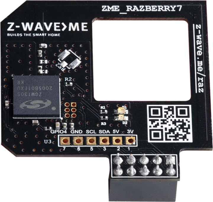 Actual product image Z-Wave RaZberry 7 (PCB antenna)