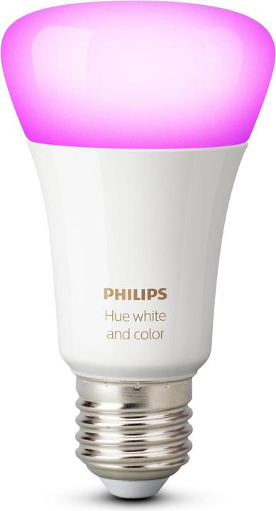 Produktbild Philips Hue White & Color Ambiance BT (E27, 6.50 W, 806 lm, 1 x, F)
