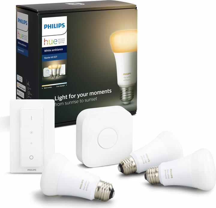 Immagine prodotto Philips Tonalità Bianco Ambiente BT (E27, 8.50 W, 806 lm, 3 x, F)