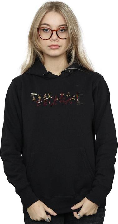Immagine prodotto Looney Tunes Wile E Coyote Colour Code Felpa con Cappuccio Donna (L)