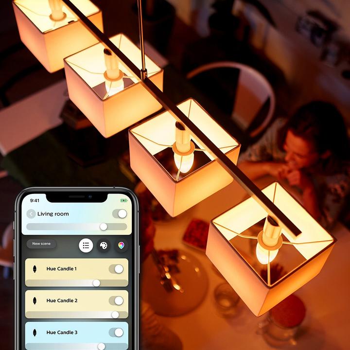 Produktbild Philips Hue White Ambiance BT (E14, 5.20 W, 470 lm, 1 x, G)