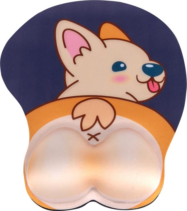 Ergowork Tapis de souris pour chien avec support de poignet