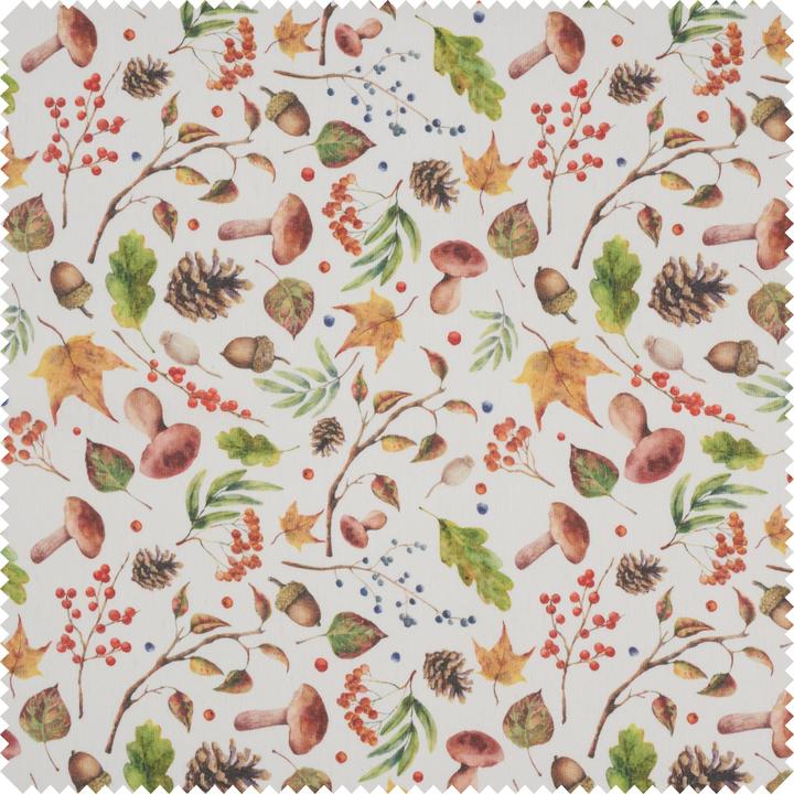 VBS Motiv-Stoff Leinenoptik "Herbstzauber", 140 cm breit, Meterware