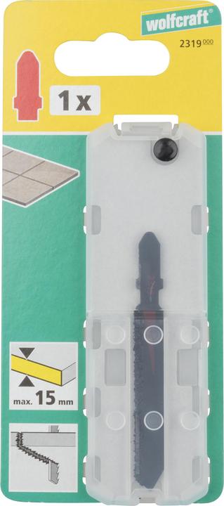 Actual product image wolfcraft wolfcraft 1 jigsaw blade HM L=76mm T-shank