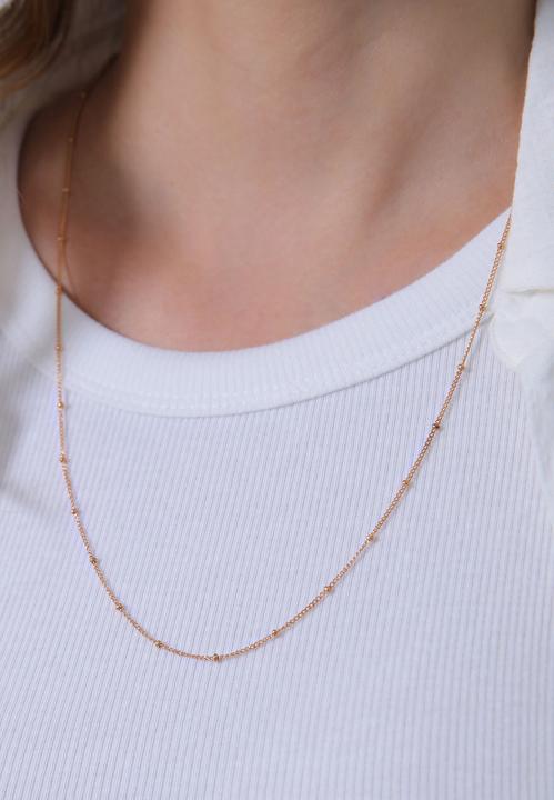 Immagine prodotto Elli Collana Basic con palline a cordoncino Trend Argento 925 fine (Argento 925, 60 cm)