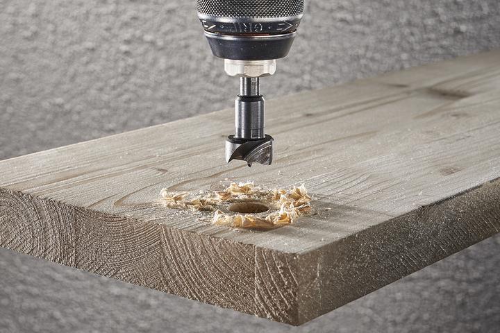 Actual product image wolfcraft Forstner bit 20 mm Total length (8 mm)