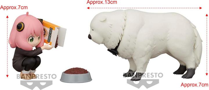 Actual product image Banpresto Spy x Family - Anya & Bond Break time Collection