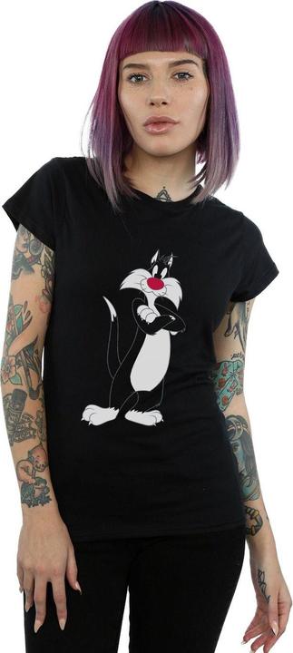 Immagine prodotto Looney Tunes Sylvester Crossed Arms Maglietta Donna (S)