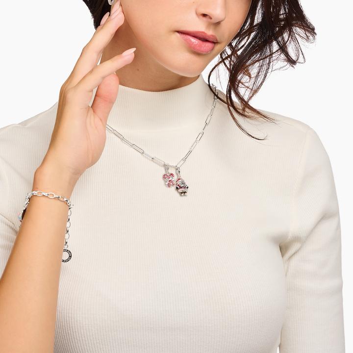 Immagine prodotto Thomas Sabo Ciondolo a forma di bastoncino di zucchero in argento (Smalto, Argento 925)