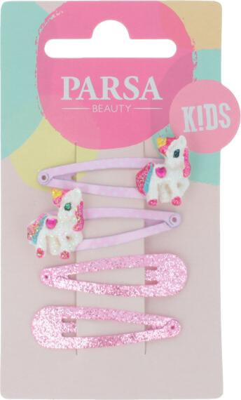 Immagine prodotto Parsa Beauty Parsa KIDS fermagli per capelli, Unicorno e Brillantini (4 pz.)