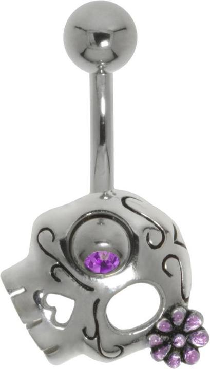 Produktbild Bijouteria Bauchpiercing (Chirurgenstahl 316L, Kristall, Silber 925, Email)