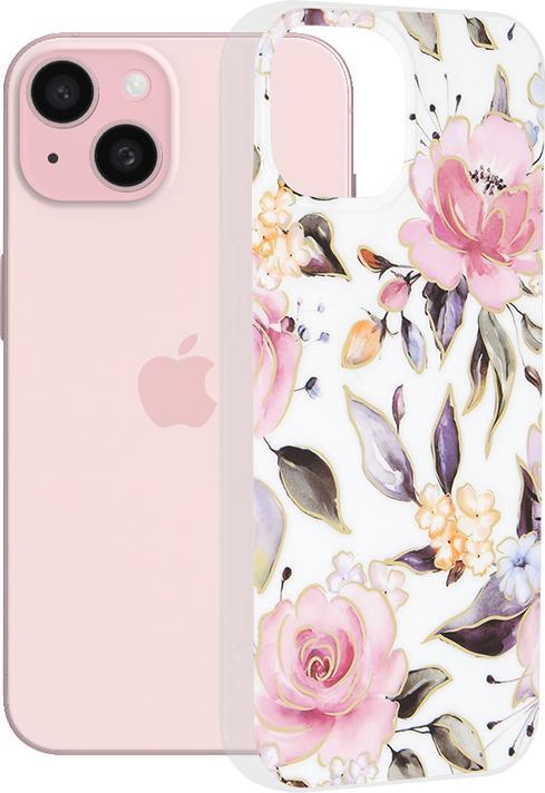 Immagine prodotto Techsuit - Marble Series - iPhone 15 - Chloe White (Apple iPhone 15)