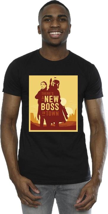 Produktbild Star Wars The Book Of Boba Fett New Boss Sun Silhouette TShirt (L)