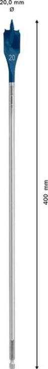 Actual product image Bosch Professional Zubehör Expert SelfCut Speed flat milling drill, 20 x 400 mm (up to 20 millimetres)