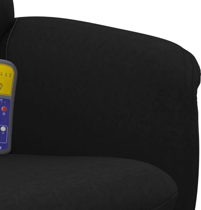 Actual product image VidaXL Massage chair with footstool black velvet,colour