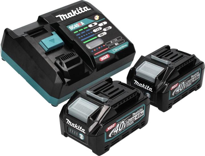Actual product image Makita RP 001 GM201 Cordless router 40 V max. 12 mm brushless + 2x battery 4.0 Ah + charger