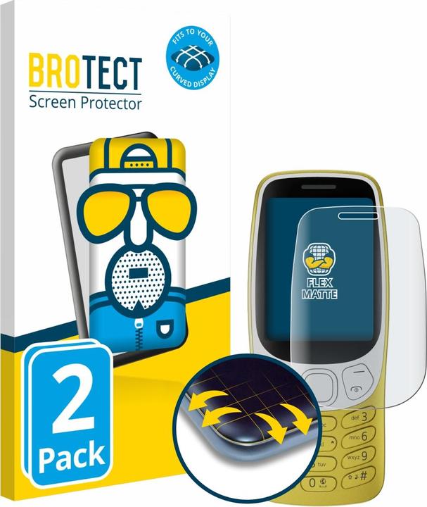Image du produit BROTECT Full-Screen Protection Mat (2 pièce(s), Nokia 3210)