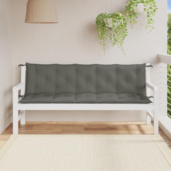 Image du produit VidaXL Coussins de banc de jardin 2 pcs. tissu (180 x 50 x 7 cm)