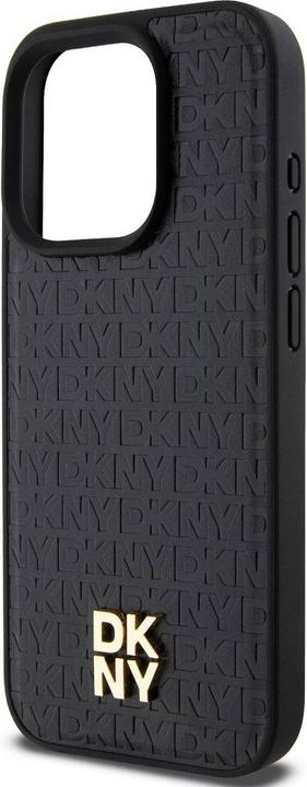 Produktbild DKNY DKHMP13XPSHRPSK iPhone 13 Pro Max 6.7" czarny/black hardcase Leather Pattern Metal Logo MagSafe (Apple iPhone 13 Pro Max)