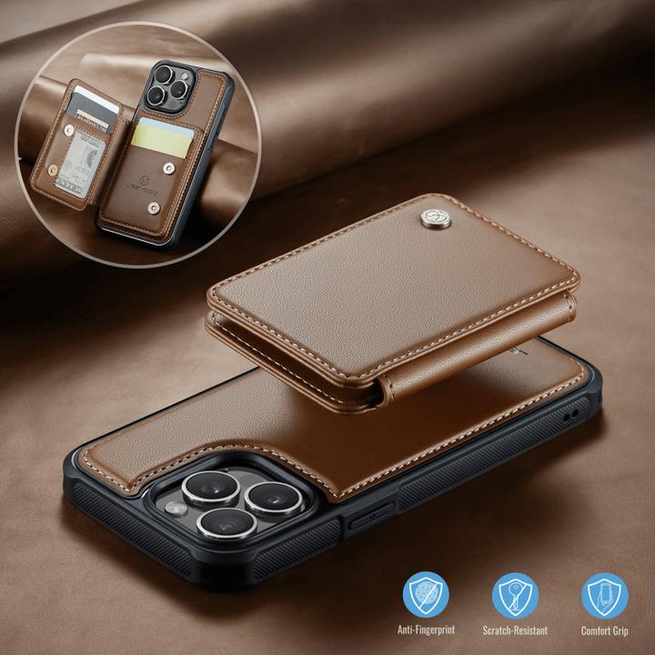 Produktbild Cover-Discount iPhone 16 Pro - 2-in-1 Backcover mit Kreditkarten-Etui (Apple iPhone 16 Pro)