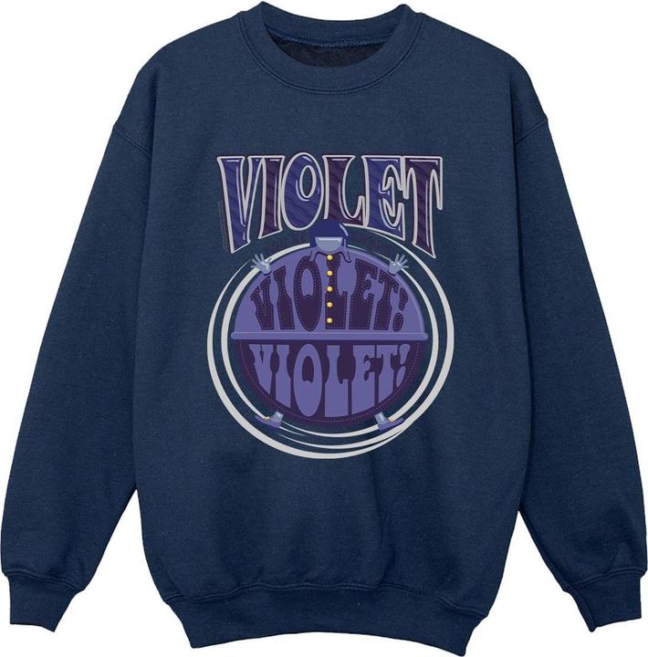 Produktbild Willy Wonka & the Chocolate Factory Violet Turning Violet Sweatshirt Jungen (140, 146)