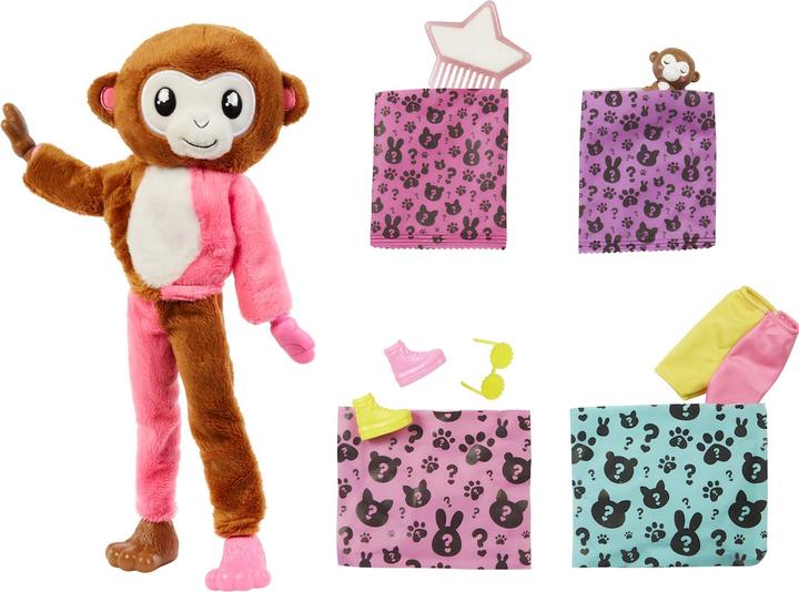 Productafbeelding Barbie Cutie Onthulling Jungle Serie - Aap