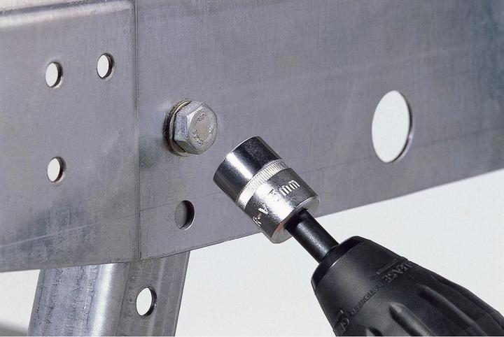 Produktbild wolfcraft wolfcraft 1 Stecknuss-Adapter Aufnahme 1/2, l=72mm (1/2")