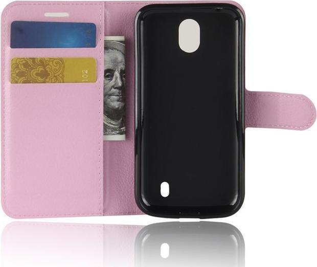 Produktbild MU Classic Litchi Leder Bookcover Series (Nokia 1)