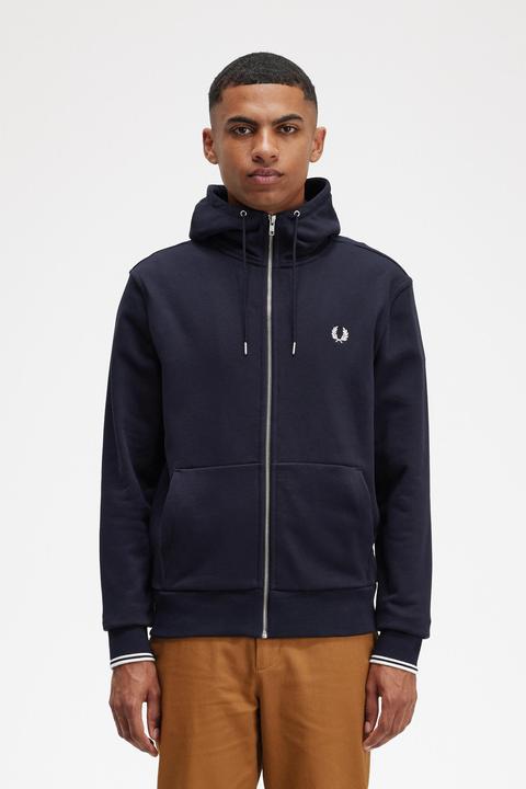 Produktbild Fred Perry Hooded Jacket Navy (XL)