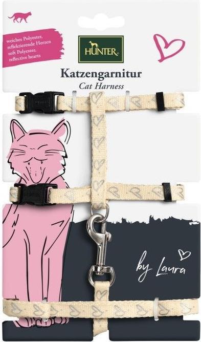 Produktbild Hunter By Laura Cat harness with line - Beige (Katze)