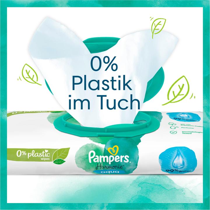 Actual product image Pampers Harmonie Aqua (432 Piece)
