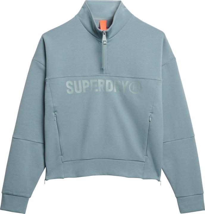 Image du produit Superdry Sweat décontracté à col zippé et logo Active Tech (XS)