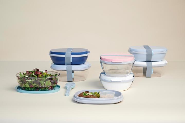 Actual product image Mepal Lunchbox ellipse duo vivid blue 107640010100