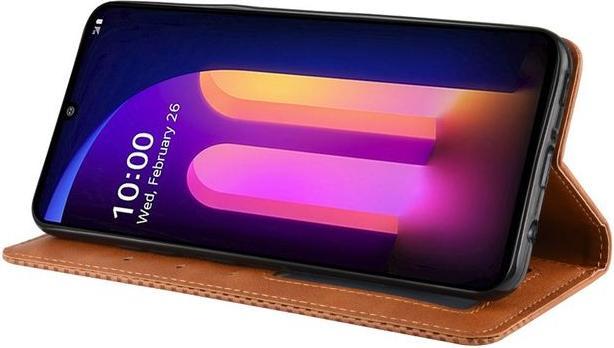 Productafbeelding MU Classic Retro Lederen Boekomslag Serie (LG V60 ThinQ 5G)
