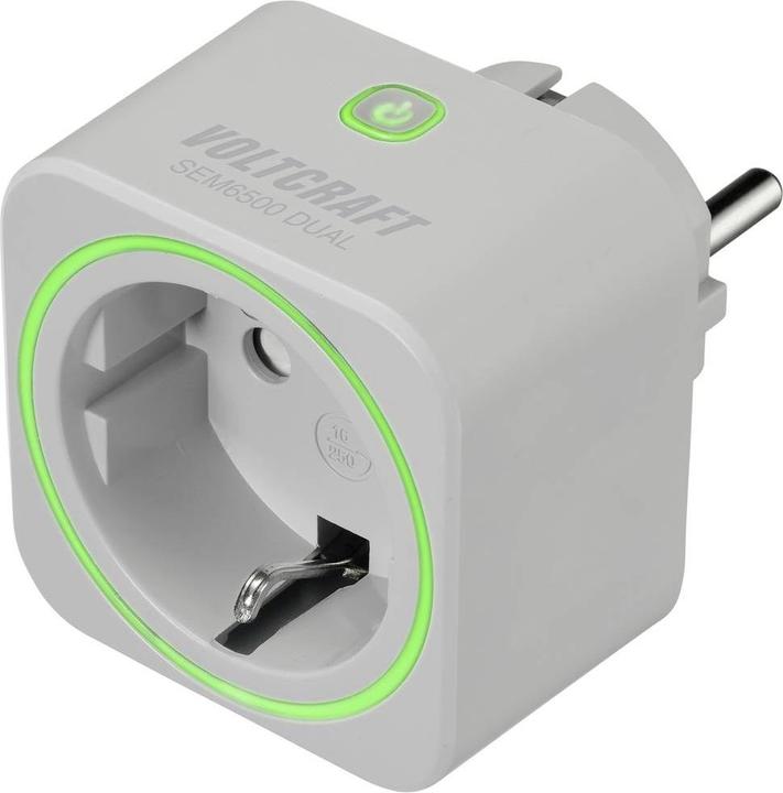 Produktbild Voltcraft SEM6500 DUAL Energiekosten-Messgerät inkl. Funksteckdose, Datenexport, Datenloggerfunktio