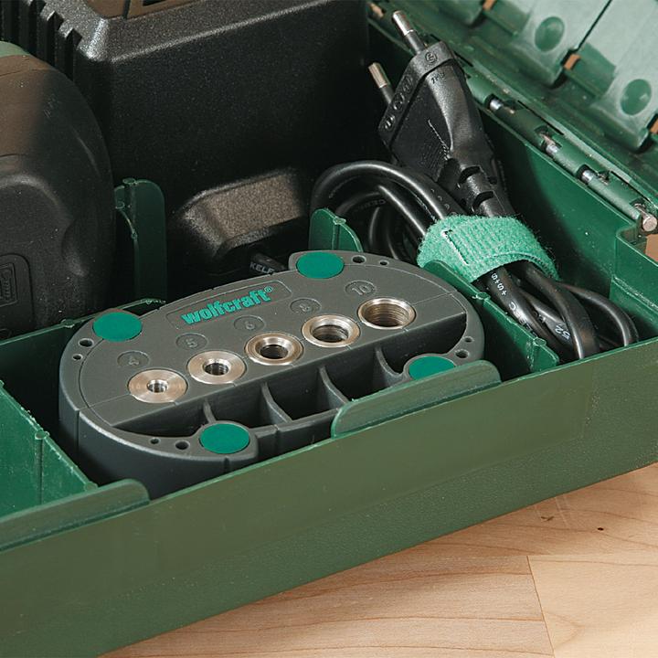 Actual product image wolfcraft accumobil Mobile Drilling Aid