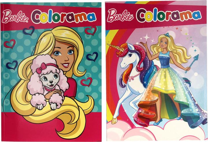 Actual product image Barbie Colorama colouring book