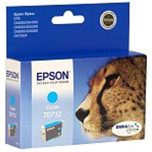 Immagine prodotto Epson T0712 - 5,5 ml - ciano - originale - blister (C)