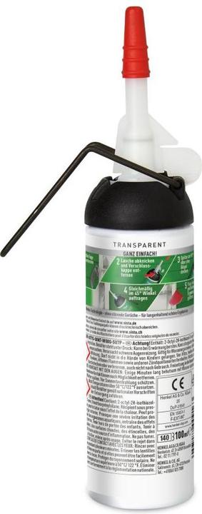 Actual product image Sista Indoor sealing + repairing transparent (0.18 kg, Transparent, 100 ml)