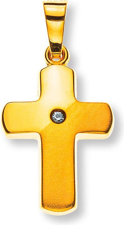 Wassner AnhÃ¤nger Kreuz Gelbgold 18K (Gold 750)
