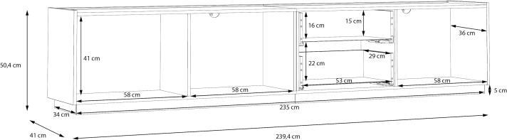 Immagine prodotto Forte Sindi (239,5 x 41 x 50,5 cm)