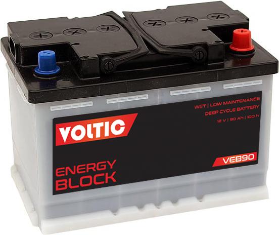 Voltic VEB90 EnergyBlock 95601 Batterie (12 V, 90 Ah)